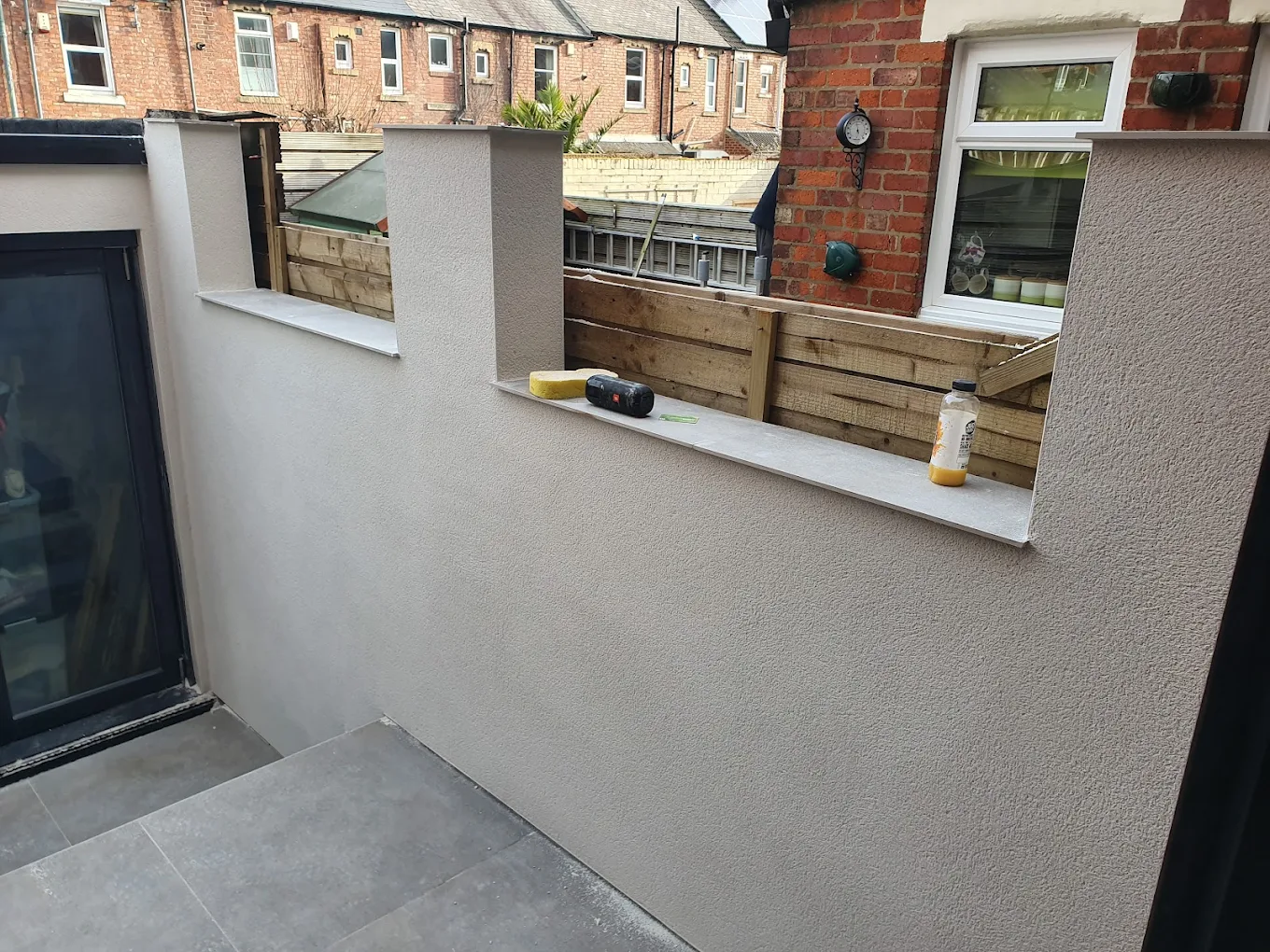 Quality plastering renovation project